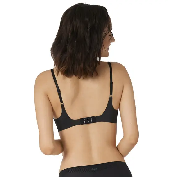 Biustonosz z lekko usztywnianymi miskami bez fiszbin Sloggi BODY ADAPT T-Shirt Bra czarny, Kolor: czarny, Rozmiar: M, 4 image