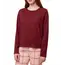 Triumph koszulka piżamowa Mix & Match LSL Top Chest Pocket, Kolor: bordowy, Rozmiar: 38, 2 image