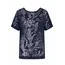 Triumph koszulka Mix & Match Top SSL 01 Burnout, Kolor: granatowy, Rozmiar: 38, 2 image