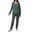 Piżama Damska Triumph Sets PK 03 LSL X Bawełna, Kolor: zielony, Rozmiar: 46