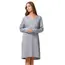 Triumph koszula nocna damska Nightdresses NDK LSL 10 CO/MD, Kolor: szary melanż, Rozmiar: 36