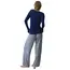 Elegancka Piżama Damska Triumph Elevated Sets PK LSL 01 Granatowa, Kolor: granatowy, Rozmiar: 38, 2 image