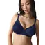 Detal koronkowej wstawki i gładkiego materiału w staniku Triumph Ladyform Soft W01