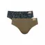 2 x Majtki męskie Slipy Sloggi men Go Natural Brief 2P, Kolor: wielokolorowy M022, Rozmiar: S
