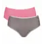 2 x Majtki damskie Sloggi Go High Waist C2P, Kolor: róż z brązem, Rozmiar: S