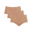3 x Majtki damskie Sloggi 24/7 Cotton Midi C3P, Kolor: cielisty, Rozmiar: 42