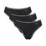 3 x Majtki damskie sloggi GO Crush High leg C3P, Kolor: czarny, Rozmiar: M