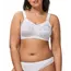 Triumph Doreen N X biustonosz biały modelka przód