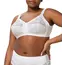 Triumph Doreen N X biustonosz biały modelka plus size przód