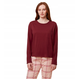 Triumph koszulka piżamowa Mix & Match LSL Top Chest Pocket, Kolor: bordowy, Rozmiar: 40