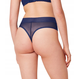 Majtki Damskie Stringi Triumph Tempting Sheer Highwaist, Kolor: granatowy, Rozmiar: S