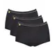 Majtki damskie sloggi Basic+ Maxi C3P czarne, Kolor: czarny, Rozmiar: 44