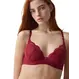 Biustonosz Usztywniany Triumph Love in Lace WP Bordowy, Kolor: bordowy, Rozmiar: 70C