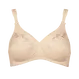 Biustonosz Bawełniany Bez Fiszbin Triumph Elasti Cross + Cotton N – Beżowy, Kolor: beżowy, Rozmiar: 75C