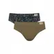 2 x Majtki męskie Slipy Sloggi men Go Natural Brief 2P, Kolor: wielokolorowy M022, Rozmiar: S