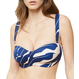 Triumph Biustonosz kąpielowy Summer Allure DP usztywniany, Kolor: niebieski/beżowy, Rozmiar: 38D