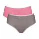 2 x Majtki damskie Sloggi Go High Waist C2P, Kolor: róż z brązem, Rozmiar: S