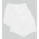 Wygodne majtki z bawełny o zabudowanym fasonie Sloggi 24/7 Cotton Maxi C3P biały, Kolor: biały, Rozmiar: 50